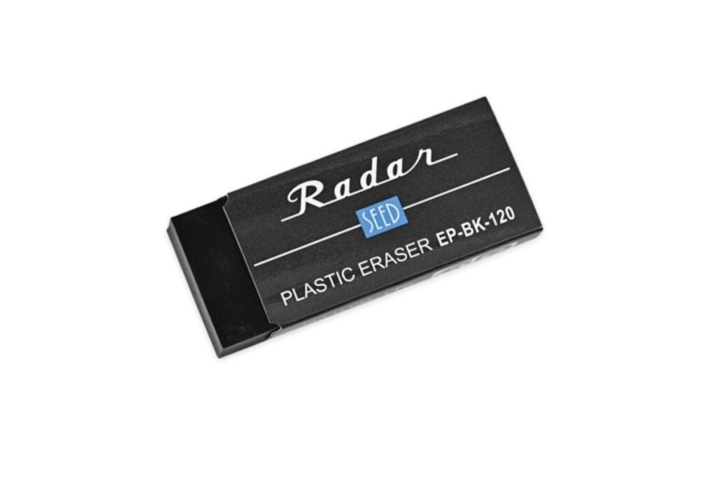 レーダー消しゴム Radar SEED PLASTIC ERASER 非売品！ レーダーブラック - 株式会社シード